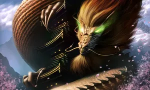 Chinese Dragon Art Wallpaper