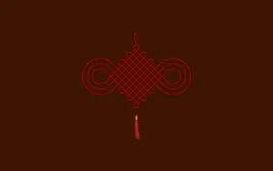 Chinese Knot Minimalist Ipad Wallpaper