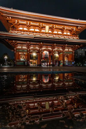 Chinese Temple Hanuman Black Wallpaper