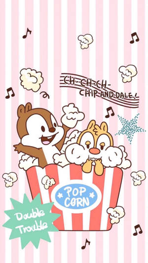 Chip N Dale Animated Cover Wallpaper