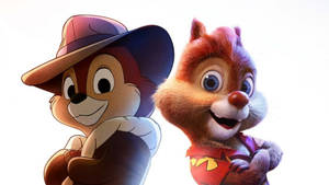 Chip N Dale Rescue Rangers Back To Back Wallpaper