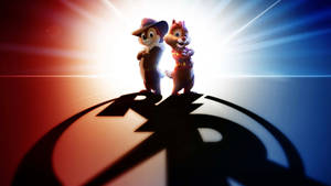 Chip N Dale Rescue Rangers Power Pose Wallpaper