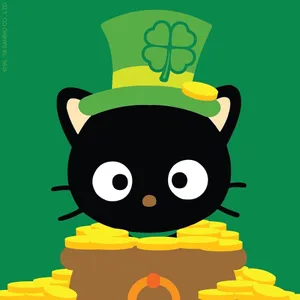 Chococat Four Leaf Clover Wallpaper