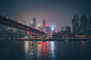 Chongqing Bridge Night View Wallpaper
