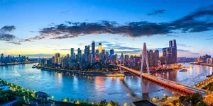 Chongqing China Cityscape Sunset Wallpaper