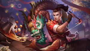 Chou Mobile Legend Dragon Boy Hero Wallpaper