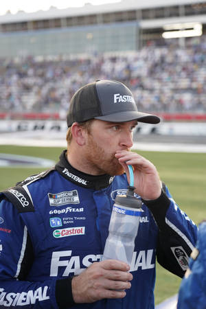 Chris Buescher Drinking Water Wallpaper