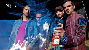 Chris Martin Coldplay Band Member Wallpaper