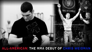 Chris Weidman Raising Arms Wallpaper