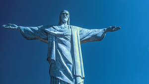 Christ With Clear Sky God Laptop Wallpaper