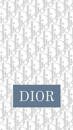 Christian Dior Logo Pattern Wallpaper