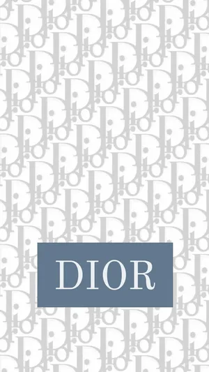 Christian Dior Logo Pattern Wallpaper