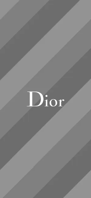 Christian Dior Logo Striped Background Wallpaper