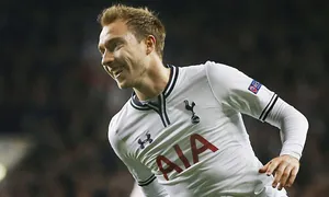 Christian Eriksen - A Moment Of Joy On The Field Wallpaper