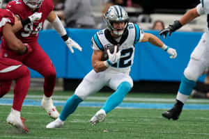 Christian Mccaffrey; All-pro Running Back And Wide Receiver Wallpaper