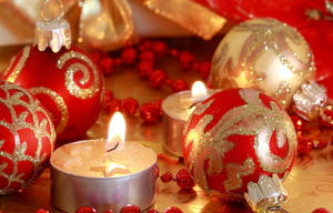 Christmas And New Year's Decorations Wallpaper