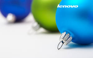 Christmas Balls Lenovo Official Wallpaper