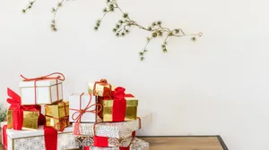 Christmas Box Holiday Present Photography Wallpaper