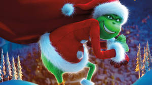 Christmas Movie Grinch Santa Costume Wallpaper