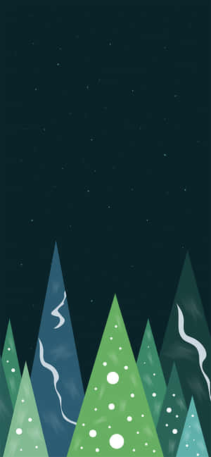 Christmas Pine Trees Vector Art Fondos De Pantalla Wallpaper