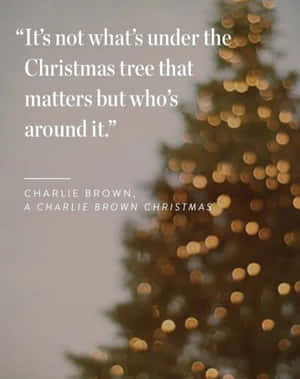 Christmas Quote From Charlie Brown Wallpaper