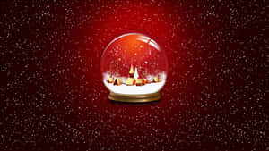 Christmas Snow Globe Magic Wallpaper