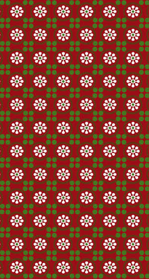 Christmas Snowflake Pattern Wallpaper