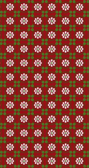 Christmas Snowflake Pattern Wallpaper