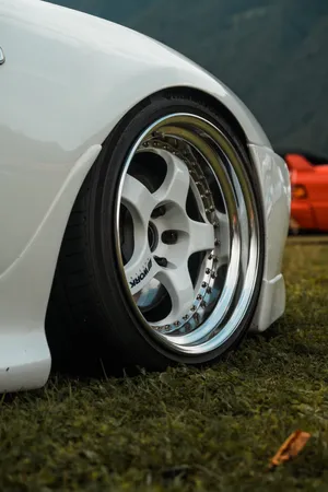 Chrome Car Rim Wallpaper
