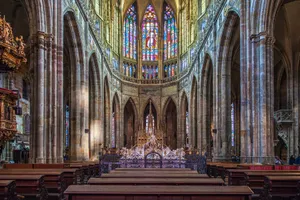 Church Interior Czech Republic Wallpaper