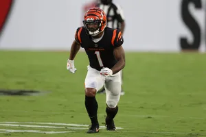 Cincinnati Bengals Playerin Action Wallpaper