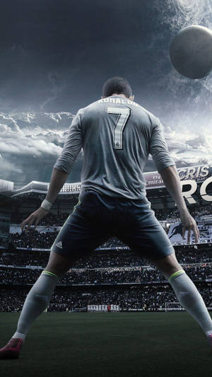 Cinematic Number Seven Cristiano Ronaldo Iphone Wallpaper