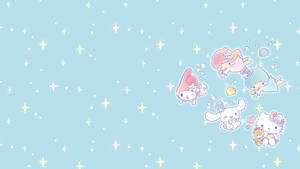 Cinnamoroll With Sanrio Friends Wallpaper