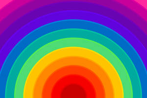 Circle Rainbow Background Wallpaper