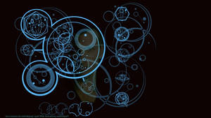 Circular Gallifreyan Doctor Who Wallpaper