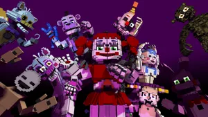 Circus Baby Blocks Wallpaper