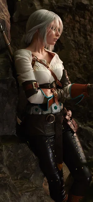 Ciri’s Outfit Witcher 3 Android Wallpaper