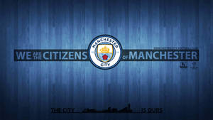 Citizens Of Manchester City Logo Wallpaper