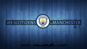 Citizens Of Manchester City Logo Wallpaper