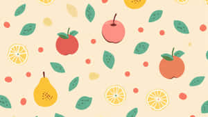 Citrus_and_ Fruits_ Pattern Wallpaper