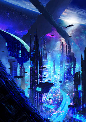 City, Futurism, Sci-fi, Future, Fantastic Wallpaper