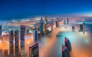 City Lights In Dubai Wallpaper