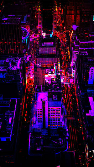 City Lights In Vegas Iphone Wallpaper