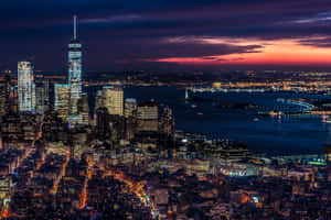 City Lights New York City 4k Ultra Hd Wallpaper