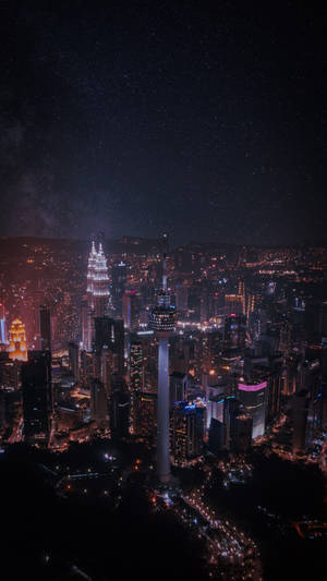 City Night Kuala Lumpur Wallpaper