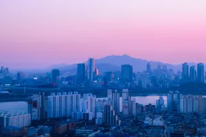 City Skyline Korean Aesthetic Computer Wallpaper