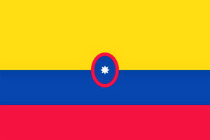 Civil Ensign Colombia Flag Wallpaper