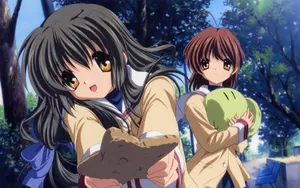 Download Tomoyo Sakagami, Clannad Anime Series Character Wallpaper