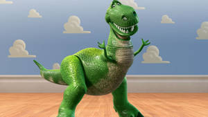 Clapping Toy Story Rex Wallpaper