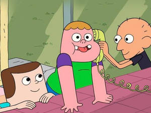 Clarence And Friends On The Telephone Wallpaper